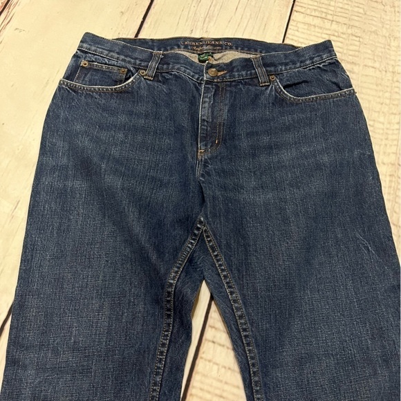 LAUREN JEANS CO Ralph Lauren Cropped Jeans Sz 12 Hi Rise 10” Vintage 90s Y2K EUC - Picture 12 of 14